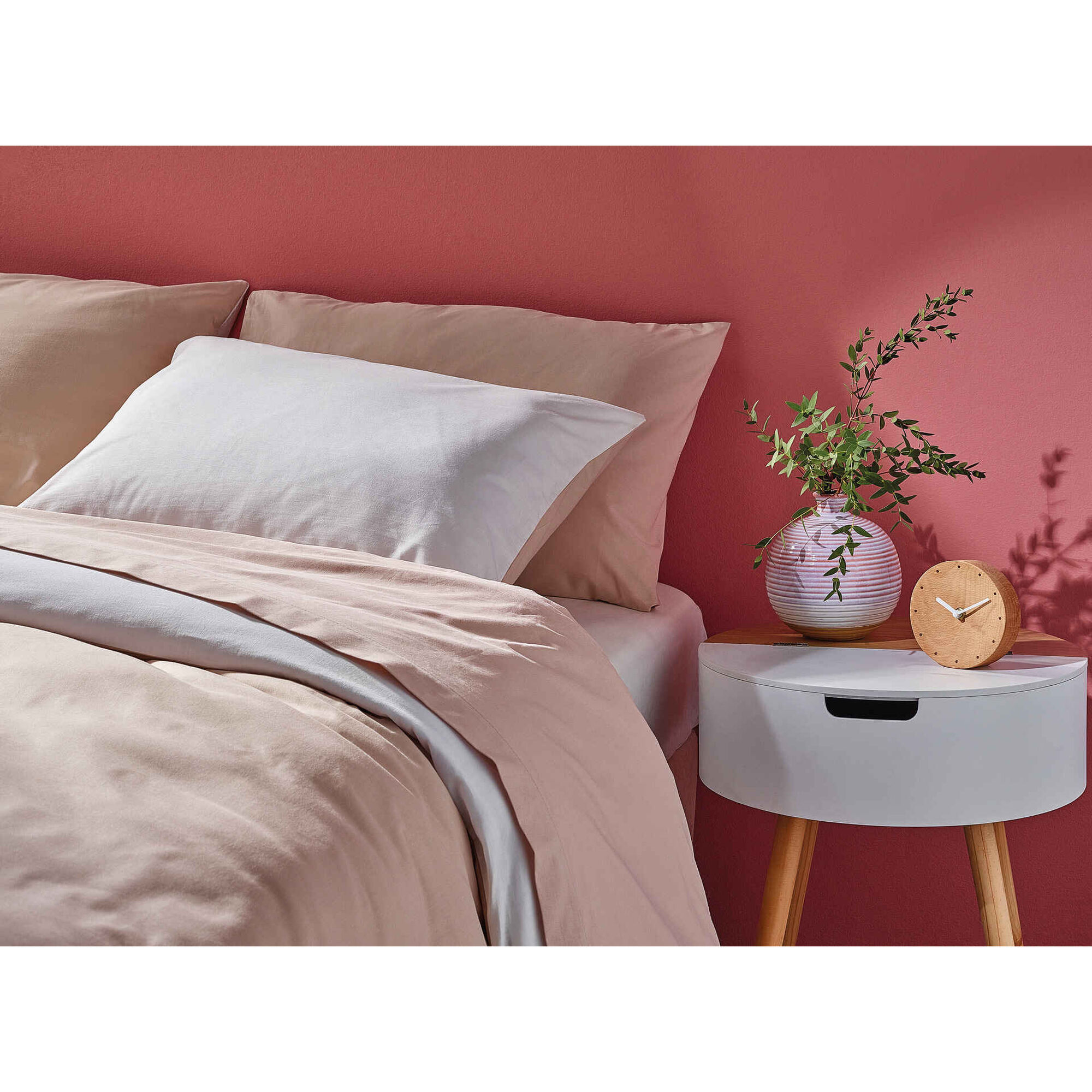 Lençol Avulso Algodão 220x270cm Bege