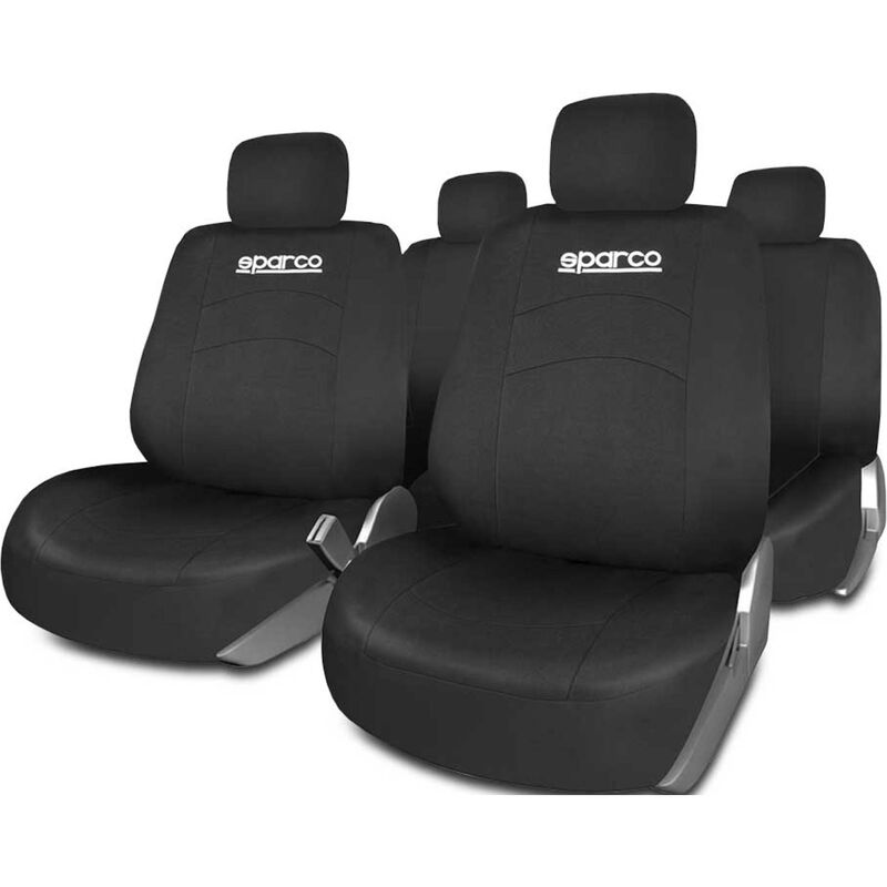 Capa 5 Lugares Preto Sparco