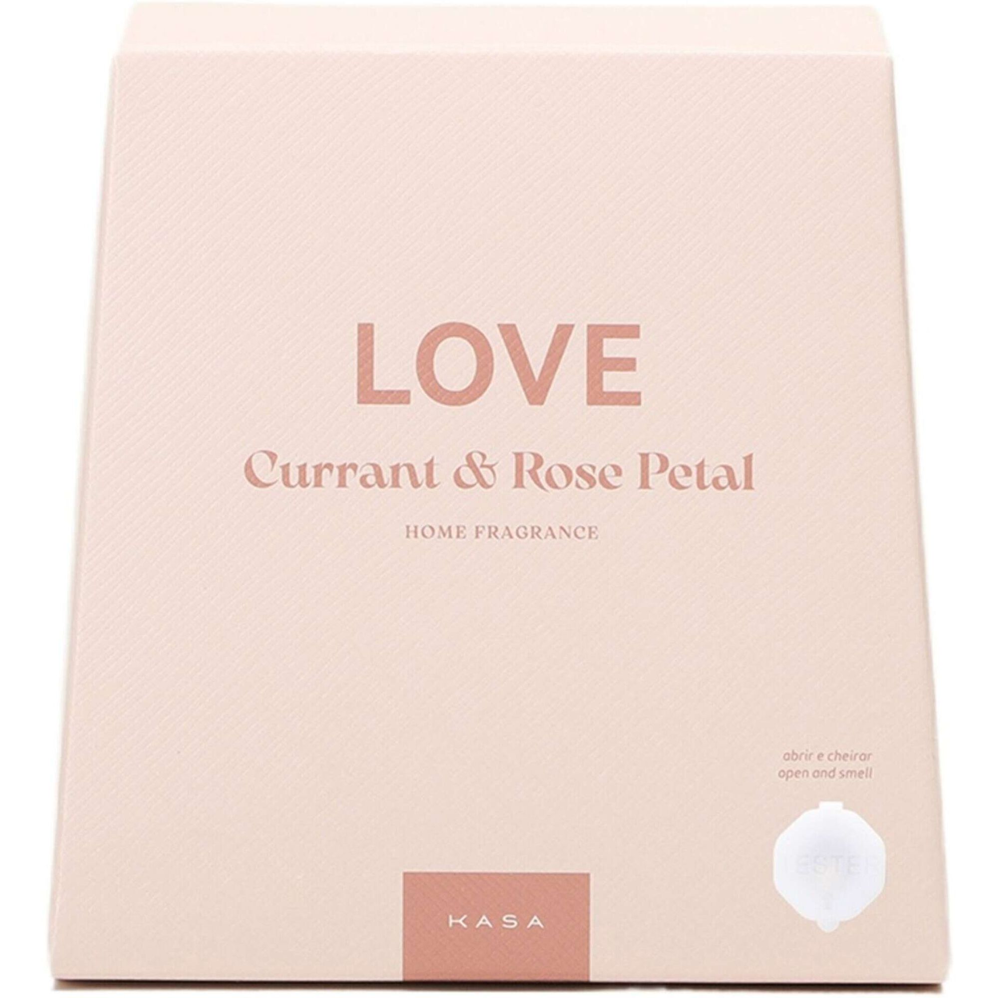 Vela em Copo com Tampa Madeira 206g Rosa Kasa