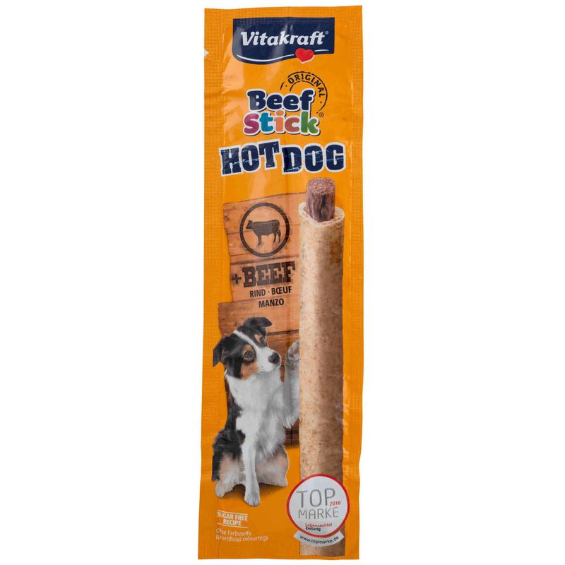 Snack para Cão Beef Stick Hotdog Vitakraft