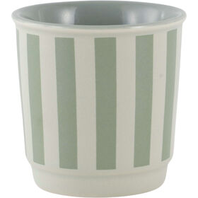 Copo Caf&eacute; 90ml Riscas Verdes Kasa