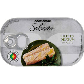 Filete de Atum em Azeite Continente Sele&ccedil;&atilde;o