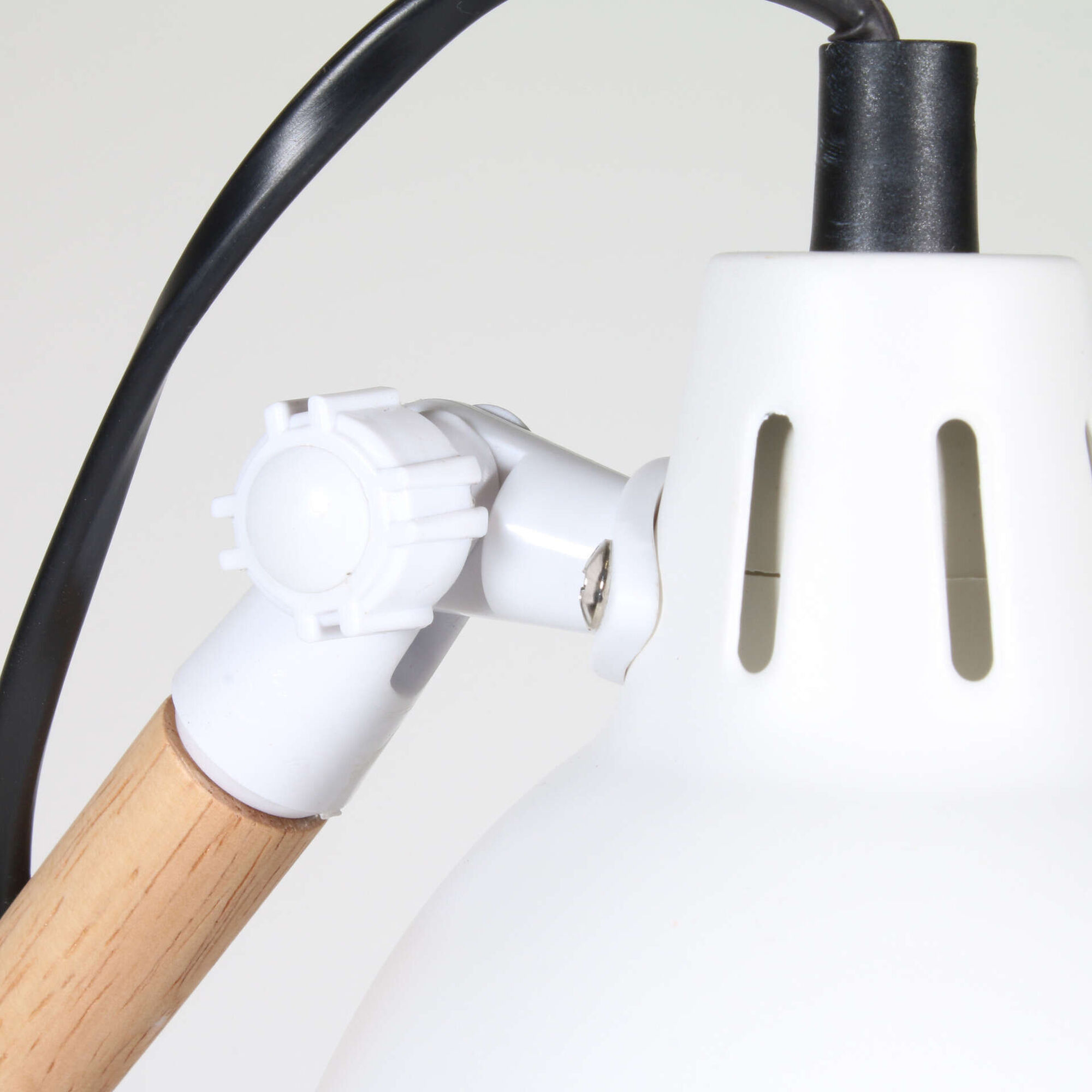 Candeeiro de Mesa Metal Preto 