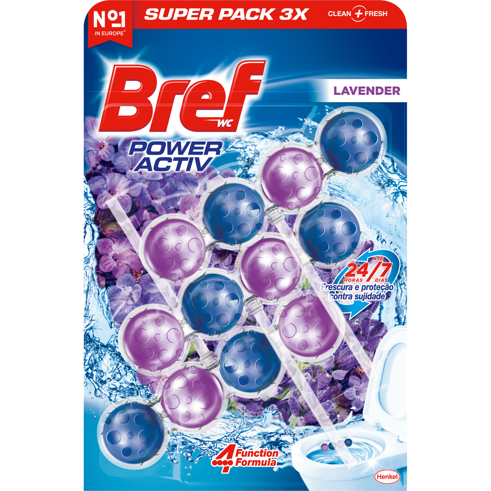 Bloco Sanit&aacute;rio Purple Activ Lavanda Bref