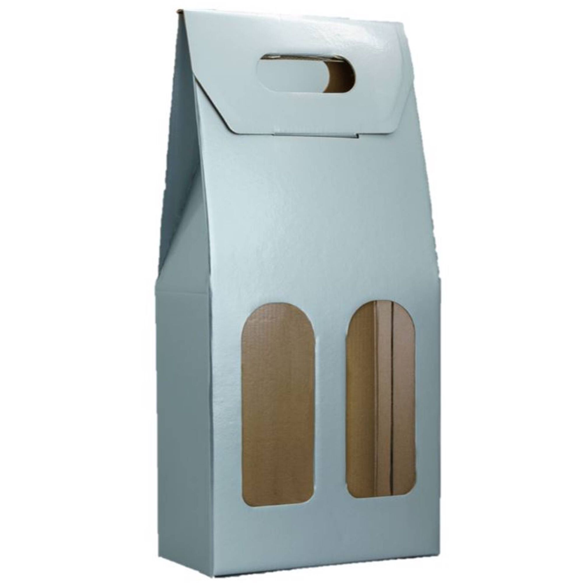 Caixa Presente para 2 Garrafas (várias cores)