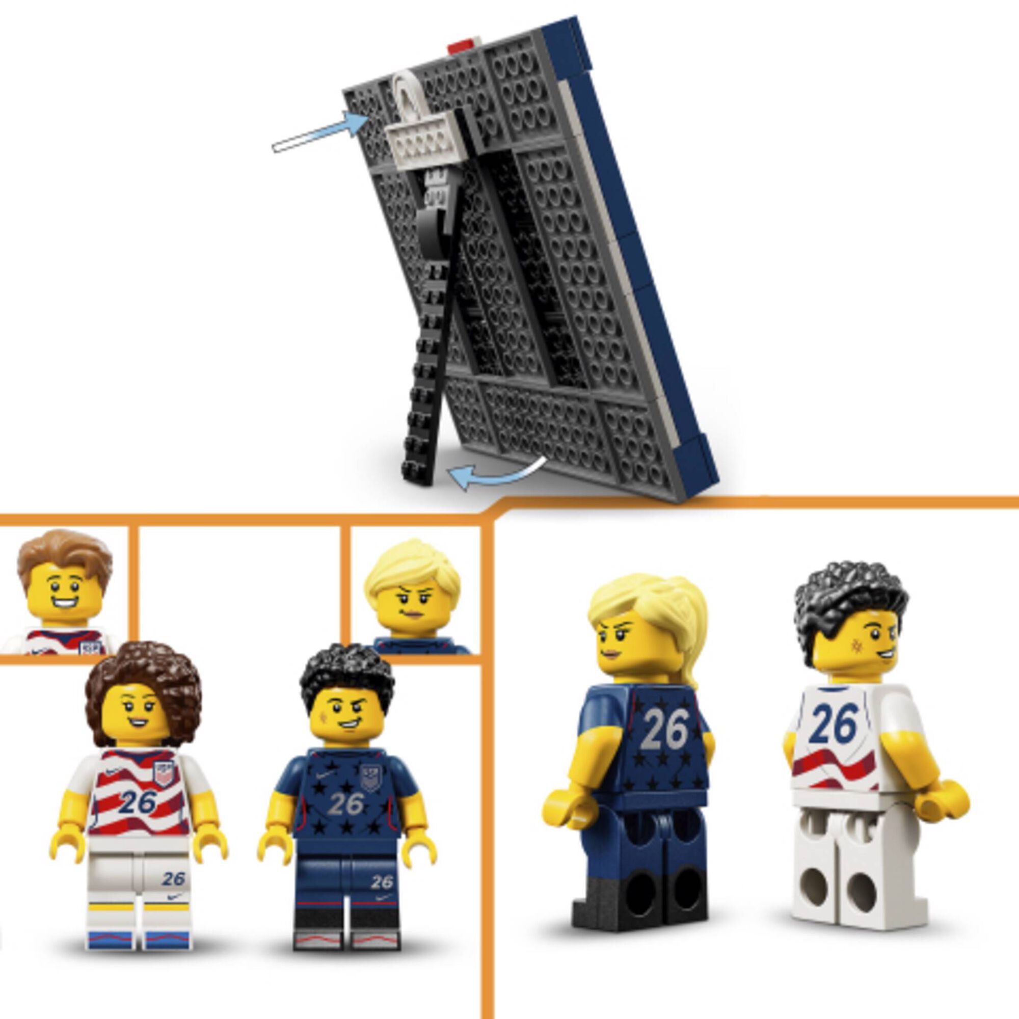 LEGO - Camisola da Sele&ccedil;&atilde;o Nacional de Futebol dos EUA de 2026 - 43033