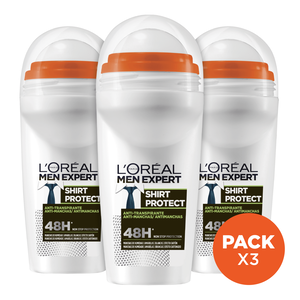 Desodorizante Roll On Shirt Protect L'Oréal Paris Men Expert