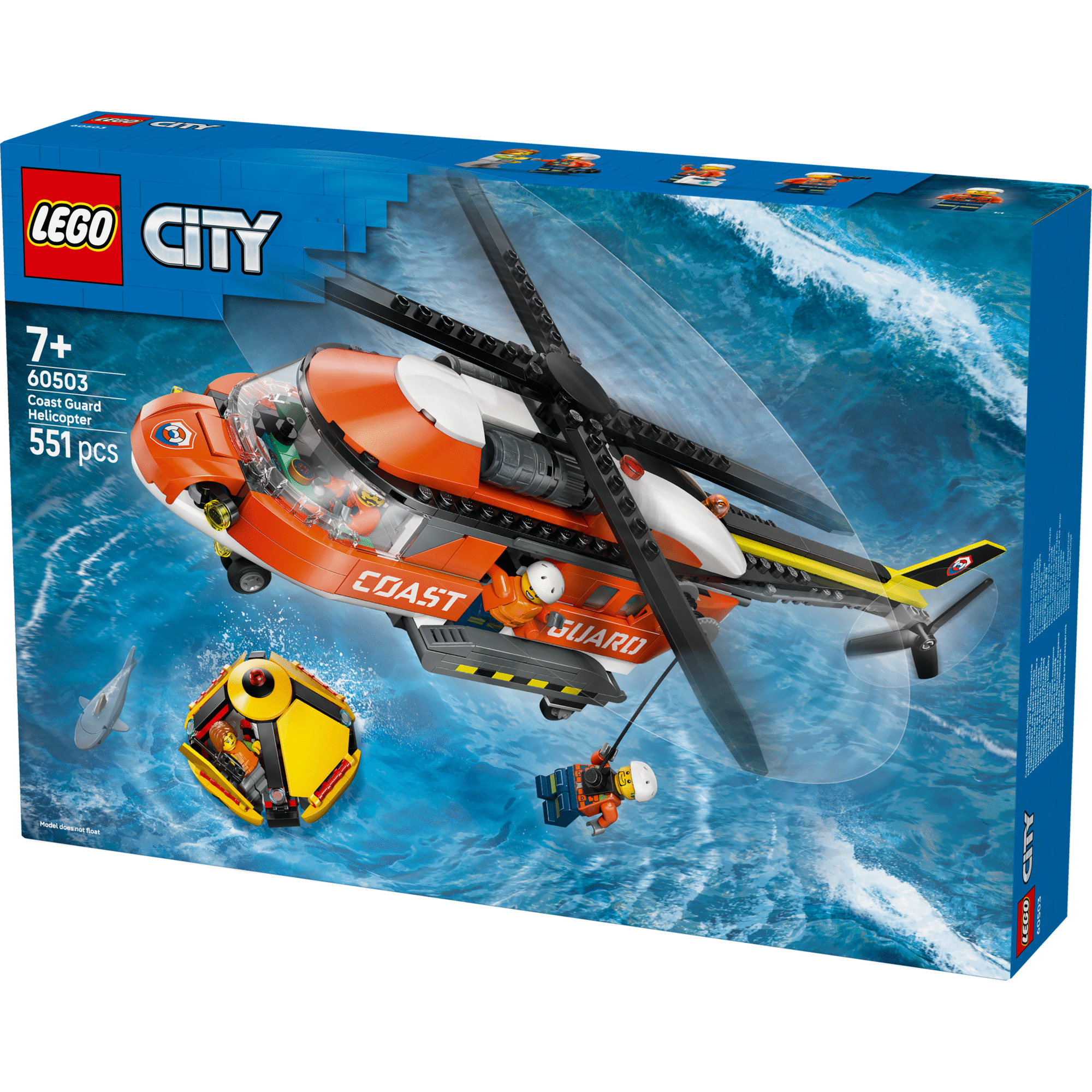 LEGO City - Helic&oacute;ptero da Guarda Costeira - 60503