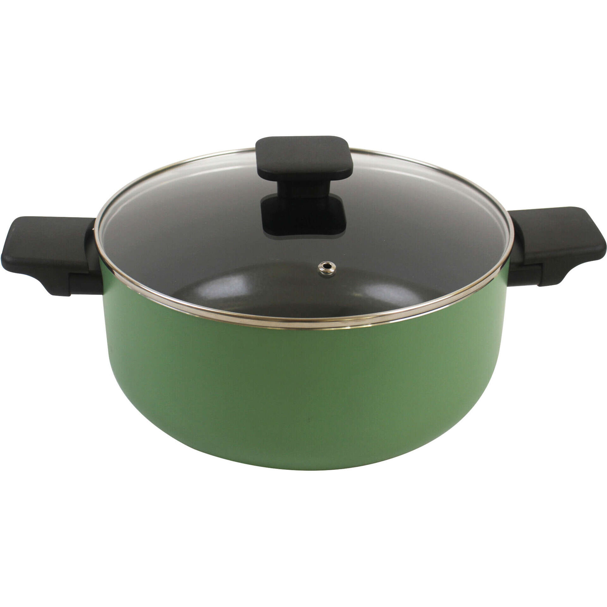 Ca&ccedil;arola 24cm Cer&acirc;mica Square Verde Kasa