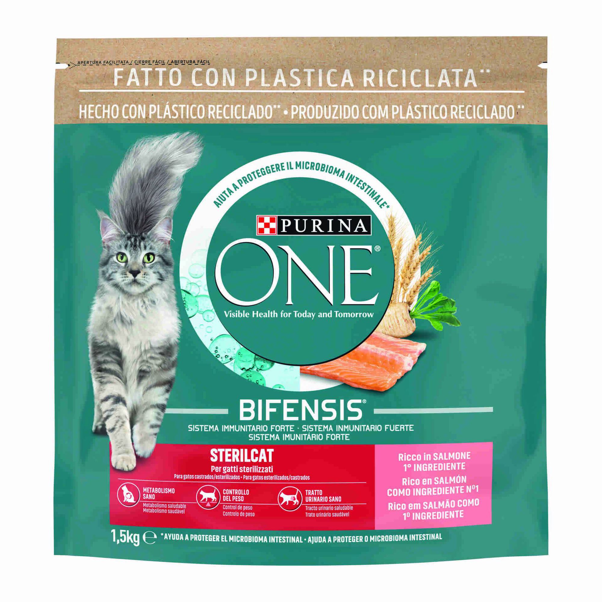 Ra&ccedil;&atilde;o para Gato Adulto Esterilizado Salm&atilde;o Purina One