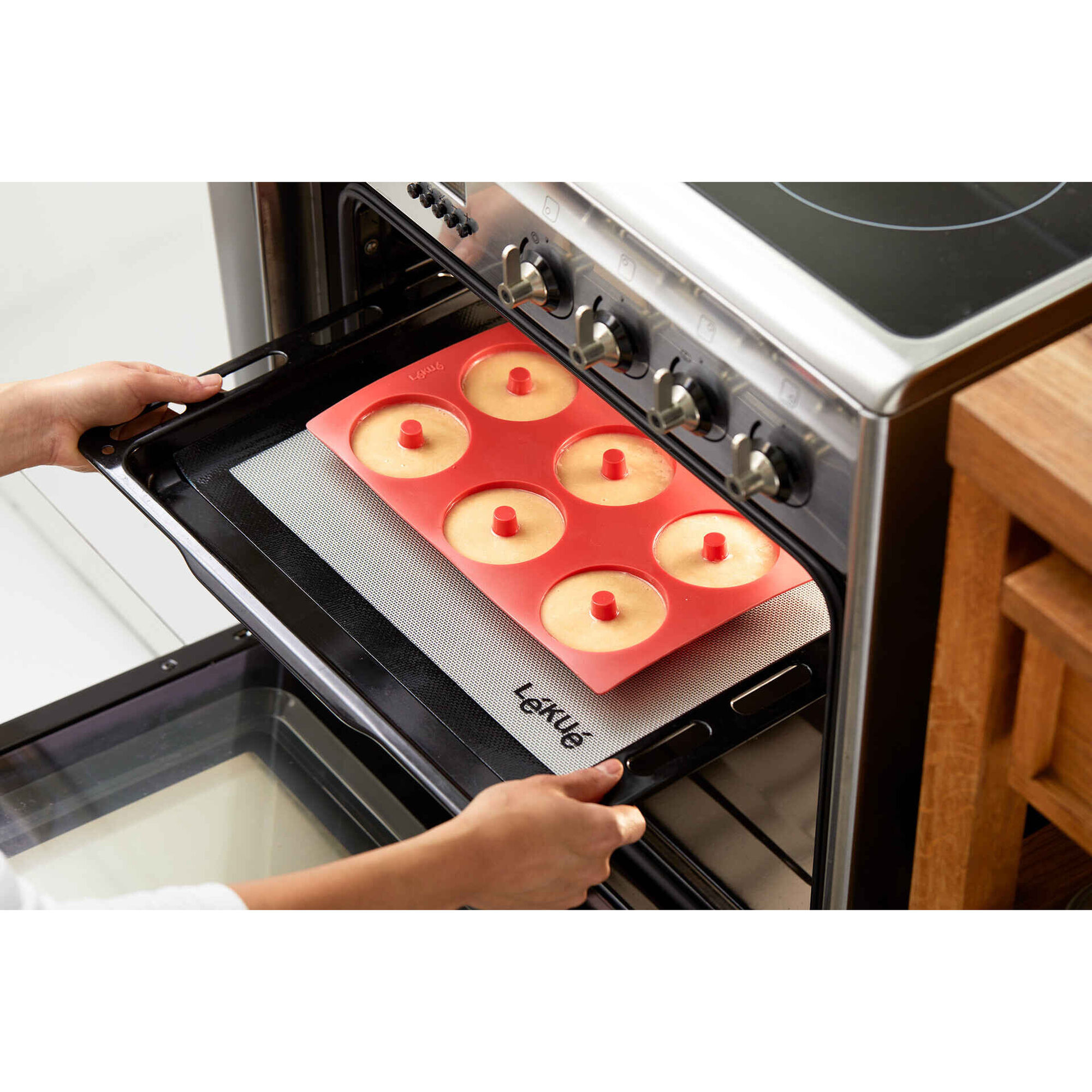 Forma de Donuts Silicone L&eacute;ku&eacute;