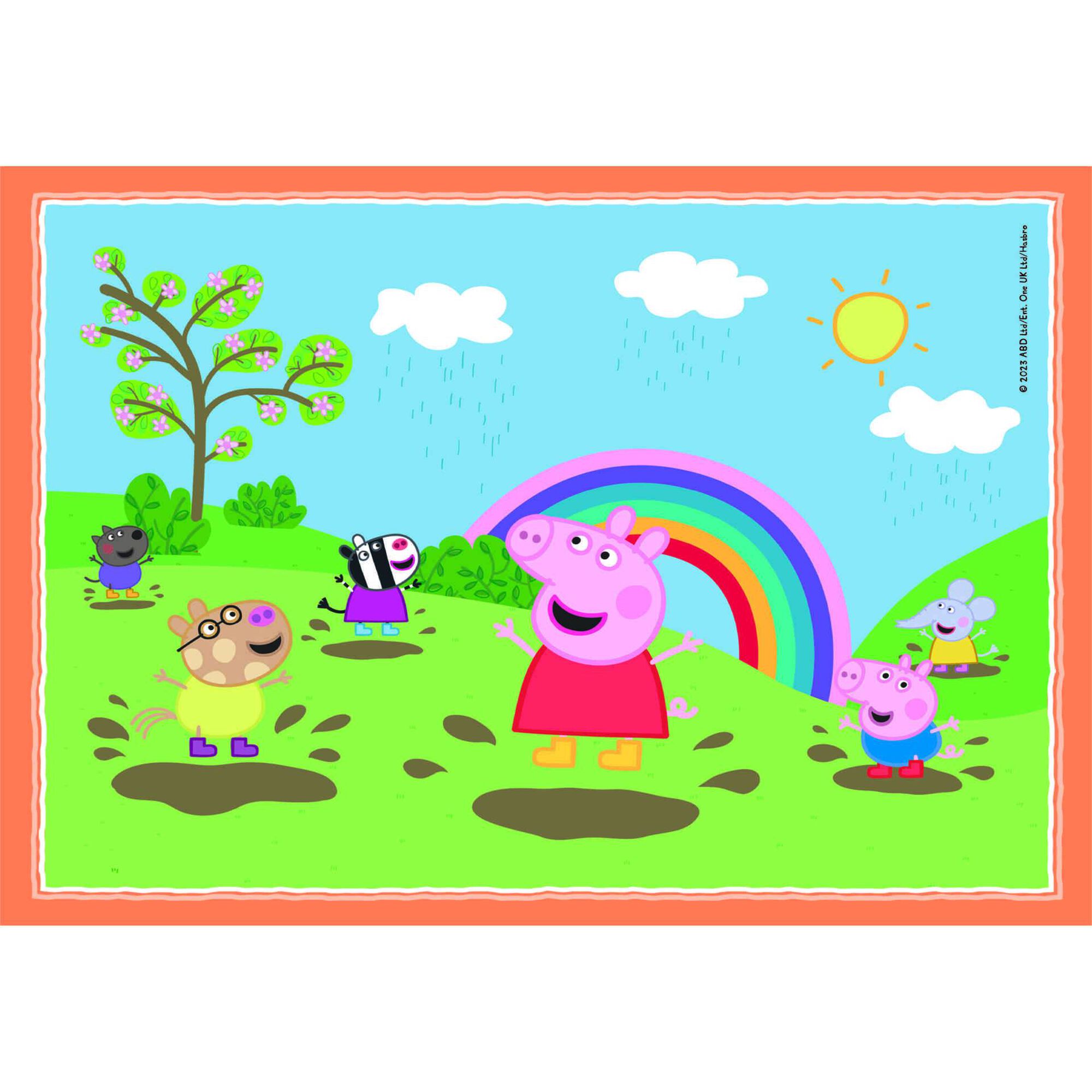Puzzle 4 em 1 Peppa Pig