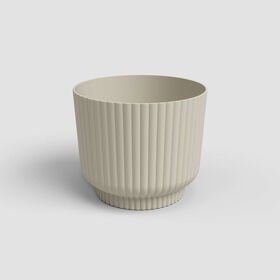 Vaso Redondo Miami Wavy 13 cm Creme Artevasi