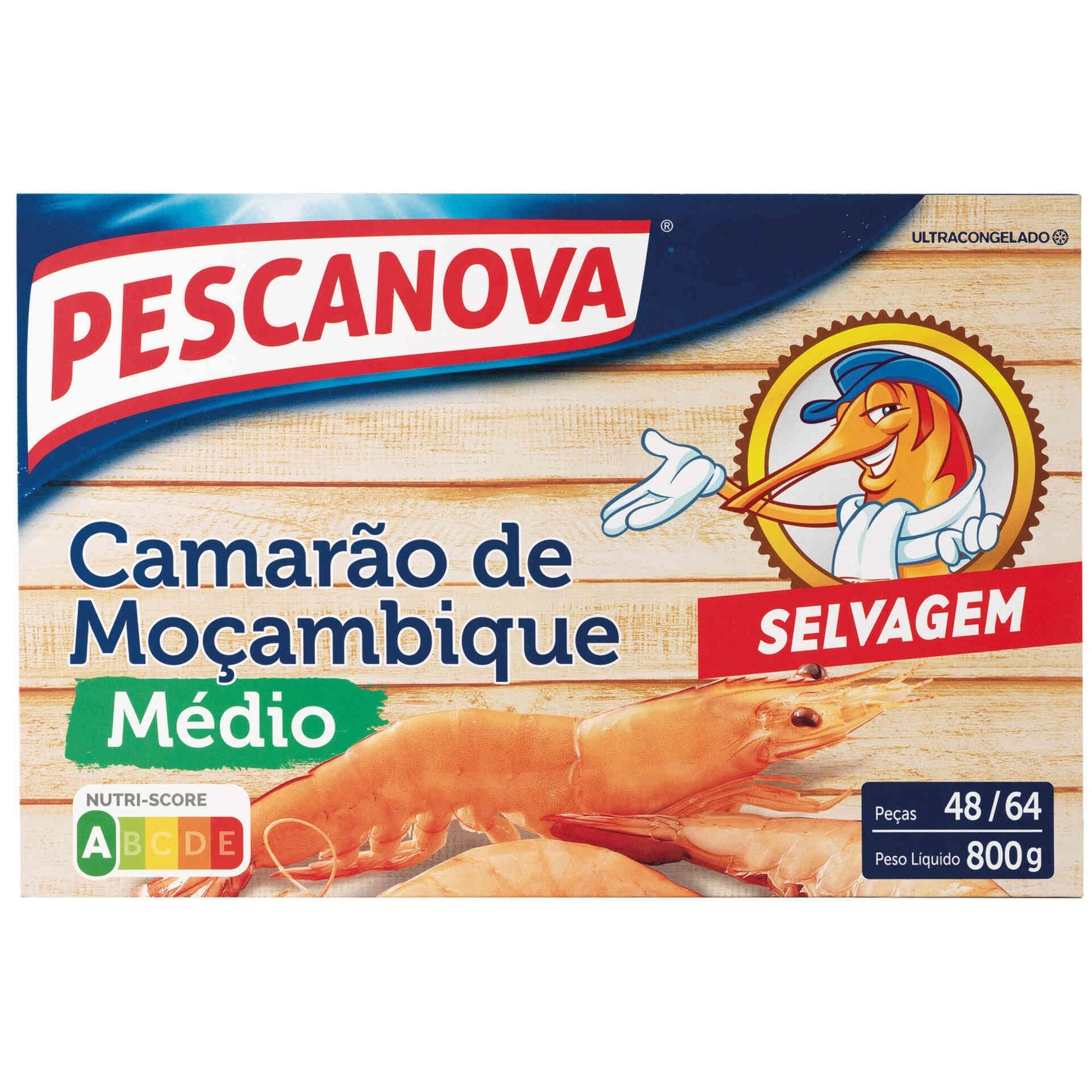 Camarão Moçambique Médio 48/64 Ultracongelado Camarão Moçambique Médio 48/64 Ultracongelado