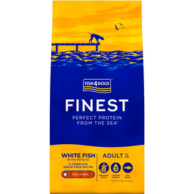 Ra&ccedil;&atilde;o para C&atilde;o Adulto Peixe Branco com Batata Fish4Dogs