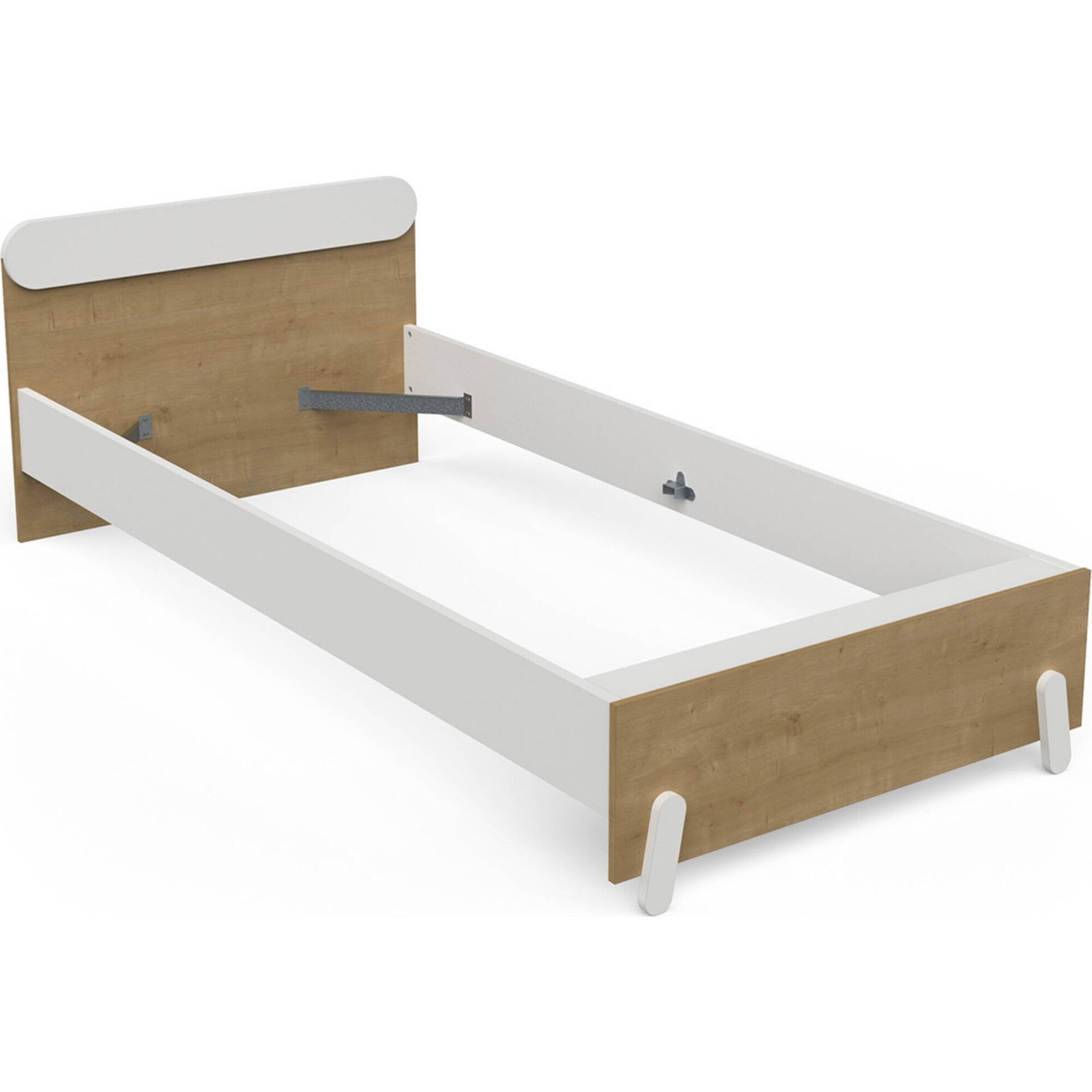 Cama 90x190/200cm Branca Naili