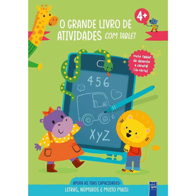 O Grande Livro de Atividades com Tablet - Letras e Números 4+ de Yoyo Books