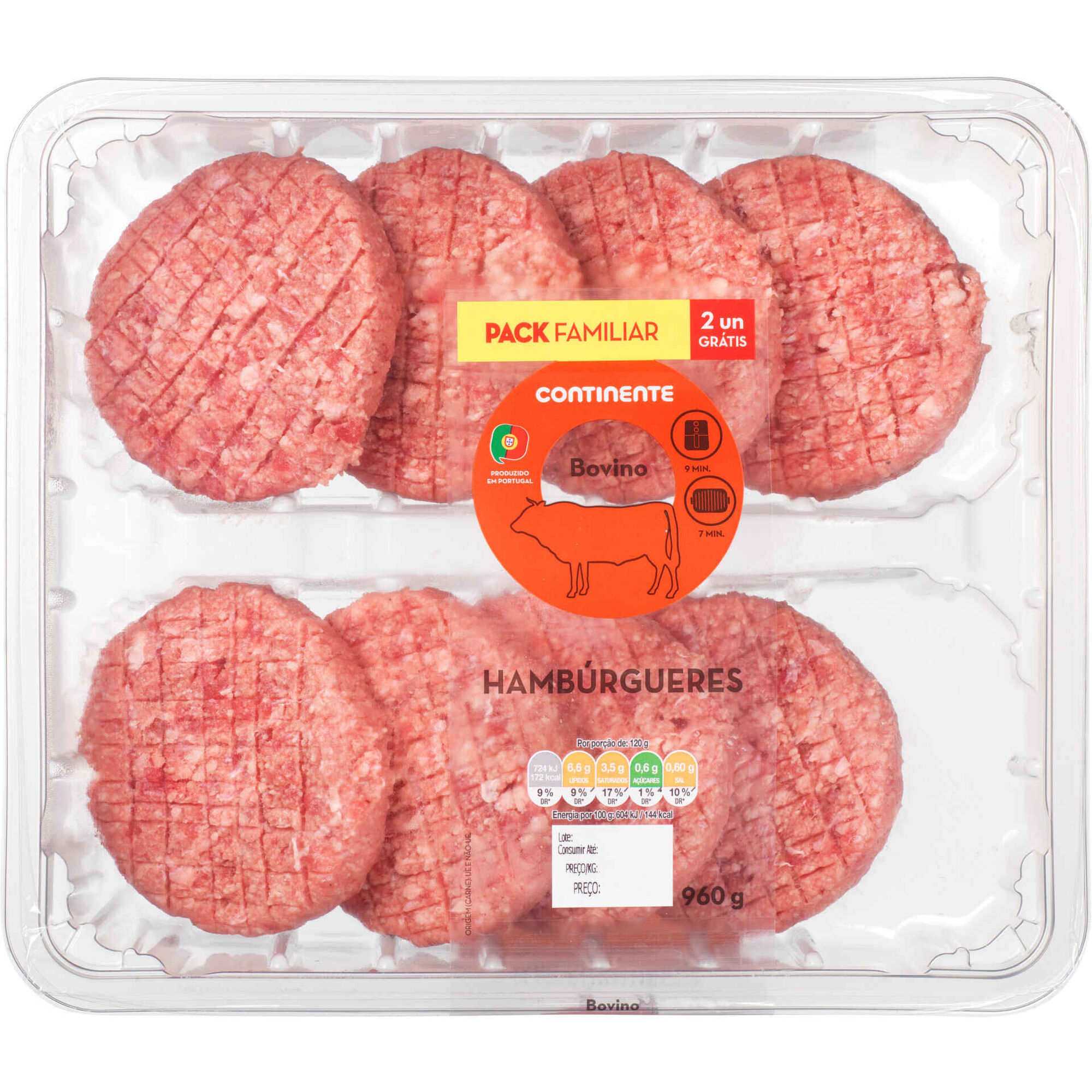 Hambúrguer de Bovino Pack Poupança