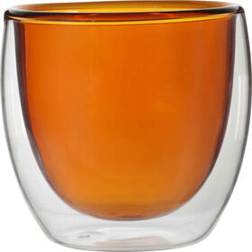 Copo Café 90ml Parede Dupla Amarelo Copo Café 90ml Parede Dupla Amarelo