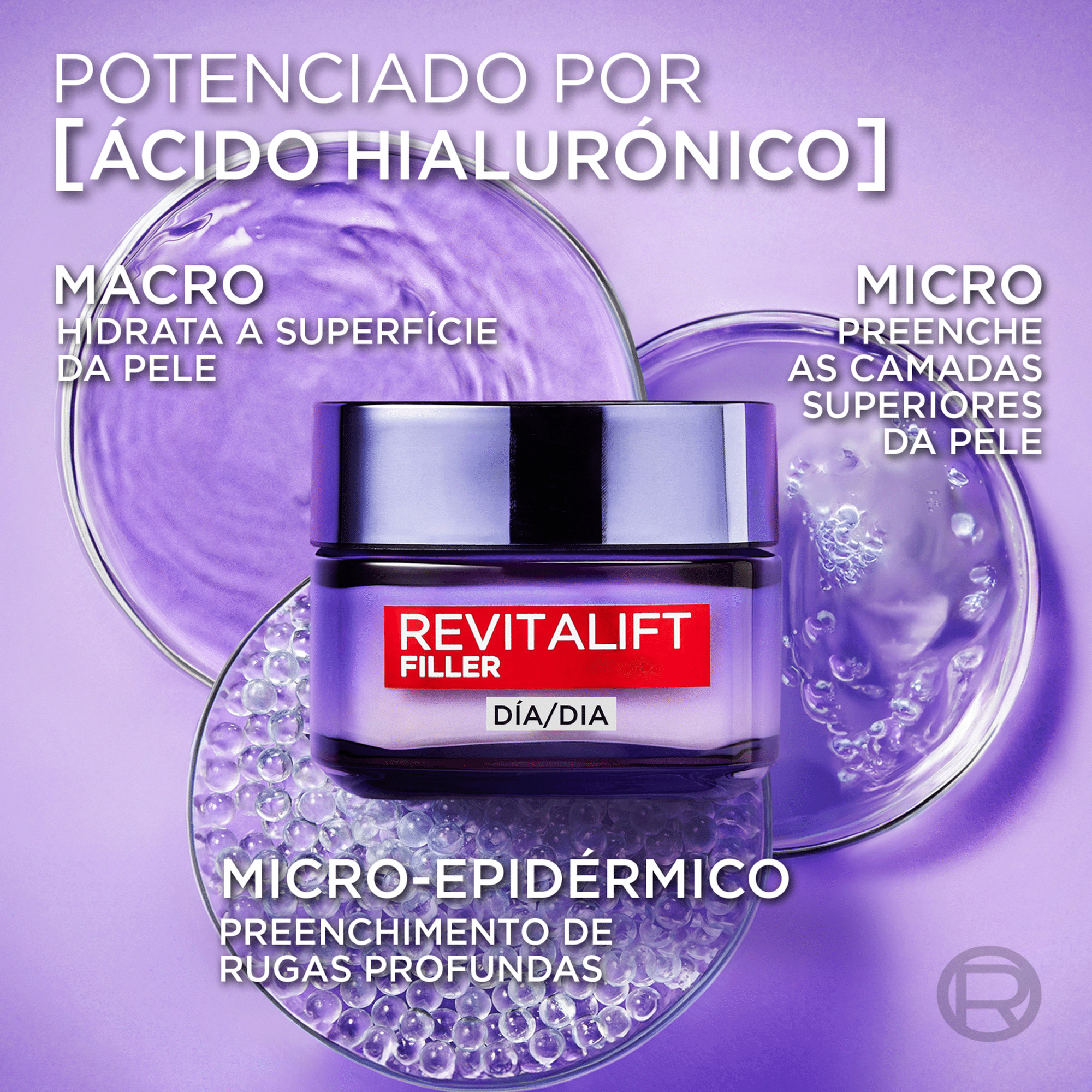 Creme de Rosto Dia Revitalift Filler 40+ L'Or&eacute;al Paris