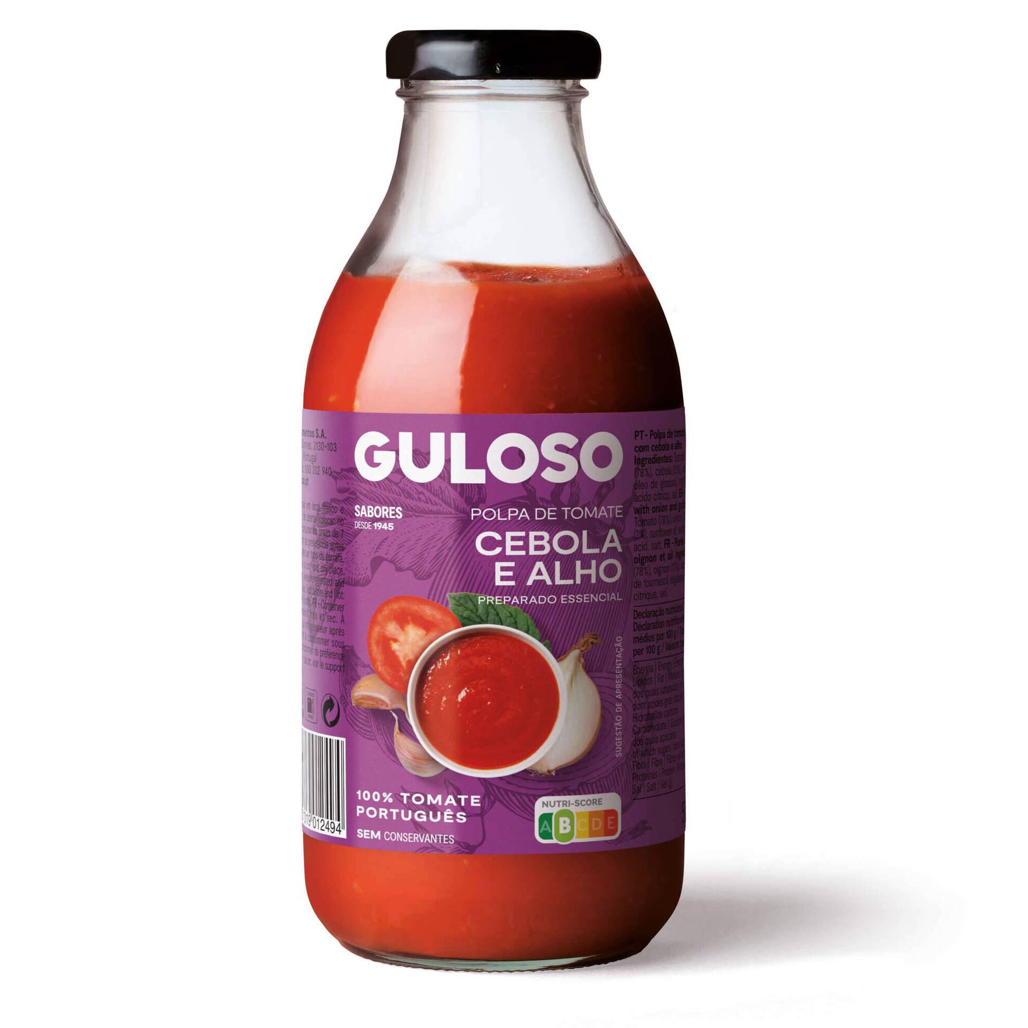 Polpa de Tomate com Cebola e Alho