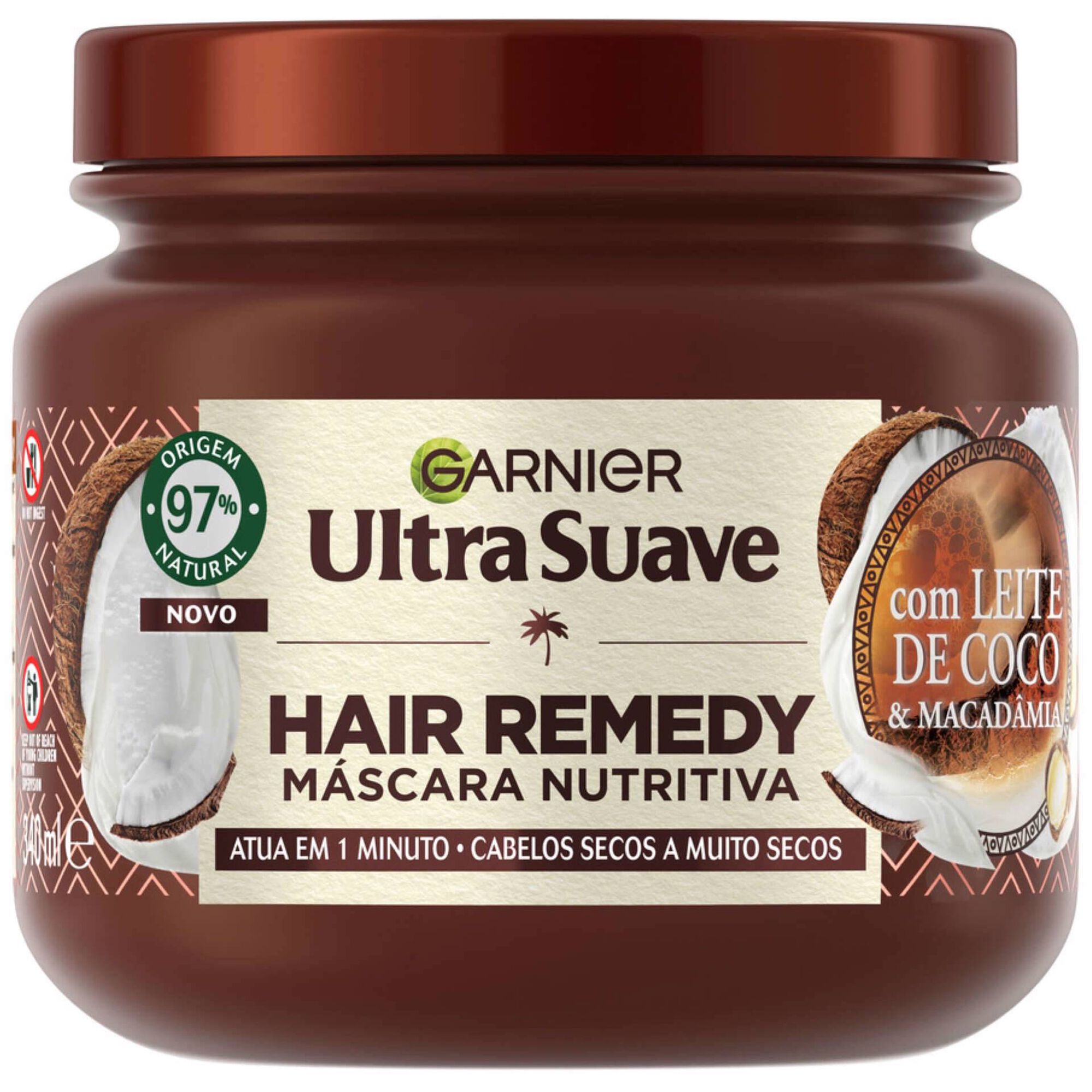 Máscara Cabelo Ultra Suave Leite de Coco e Macadâmia