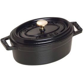 Ca&ccedil;arola Oval Ferro Fundido 11cm Preta Staub