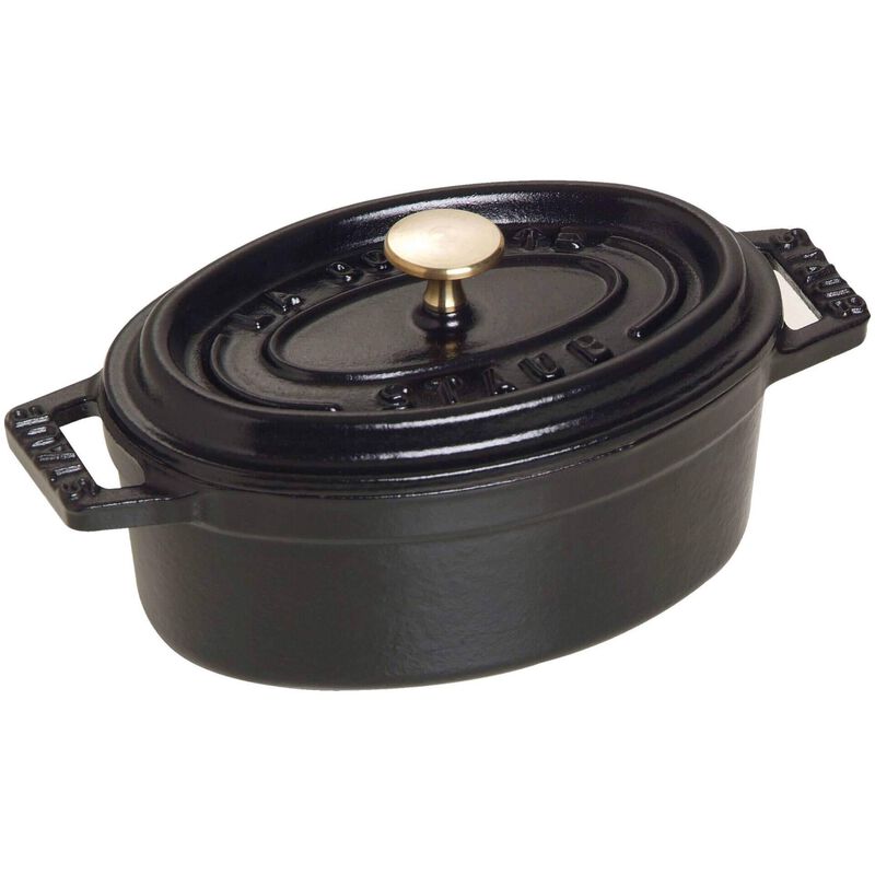 Caçarola Oval Ferro Fundido 11cm Preta Staub