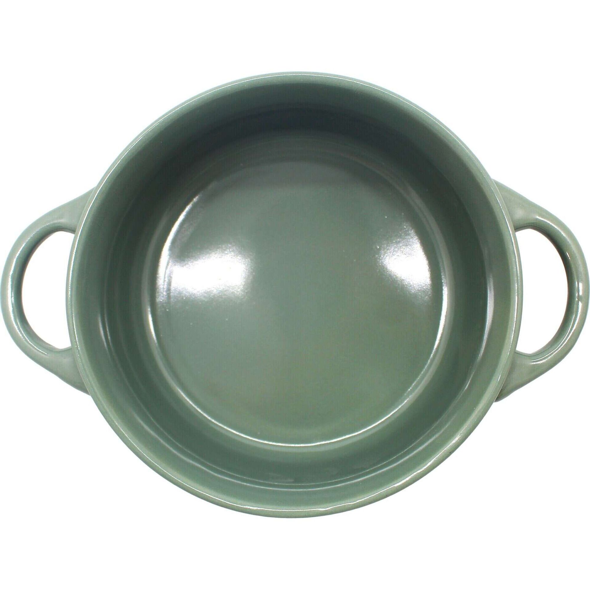 Mini Ca&ccedil;arola para Forno Gr&eacute;s 700ml Verde