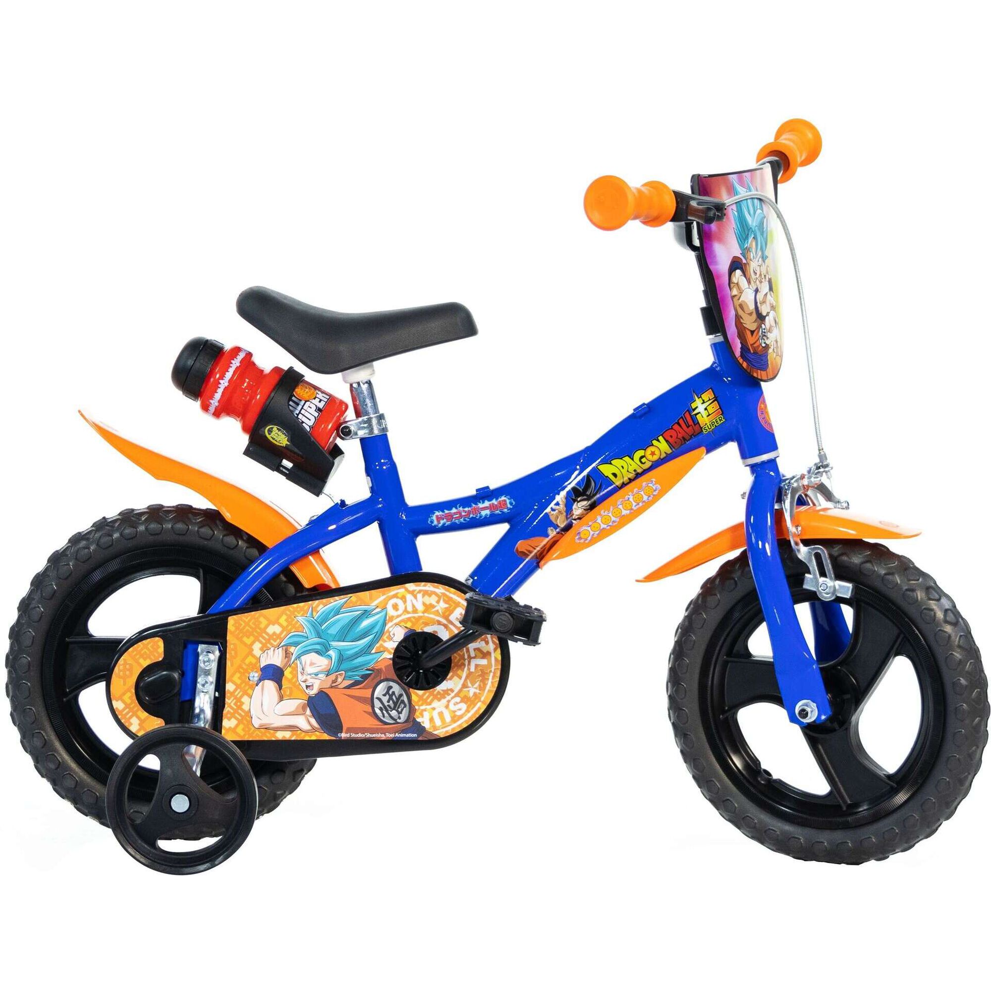 Bicicleta de Crian&ccedil;a com Garrafa 12'' 3-5 Anos Dragon Ball