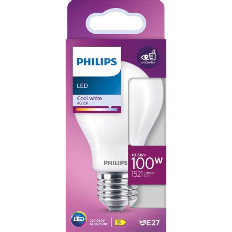 Lâmpada LED Standard E27 4000K 100W Philips