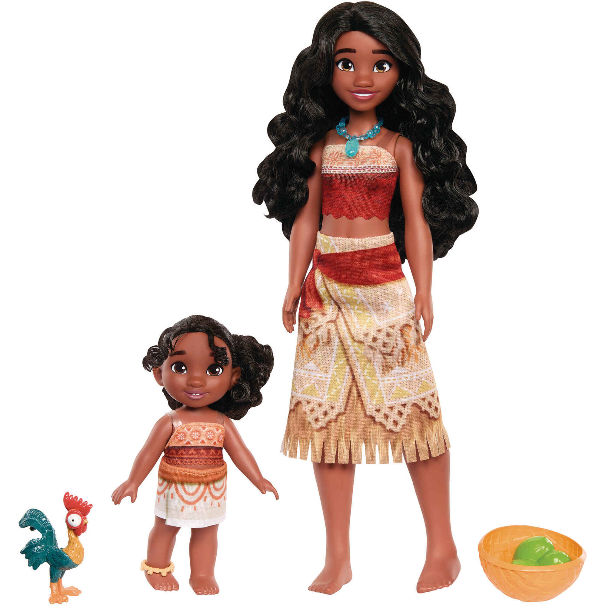 Disney - Conjunto 2 Bonecas Irm&atilde;s Vaiana 2