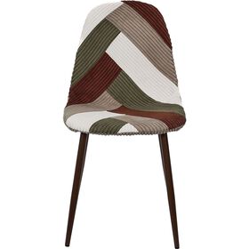 Conjunto de 4 Cadeiras Estofadas Patchwork Scott
