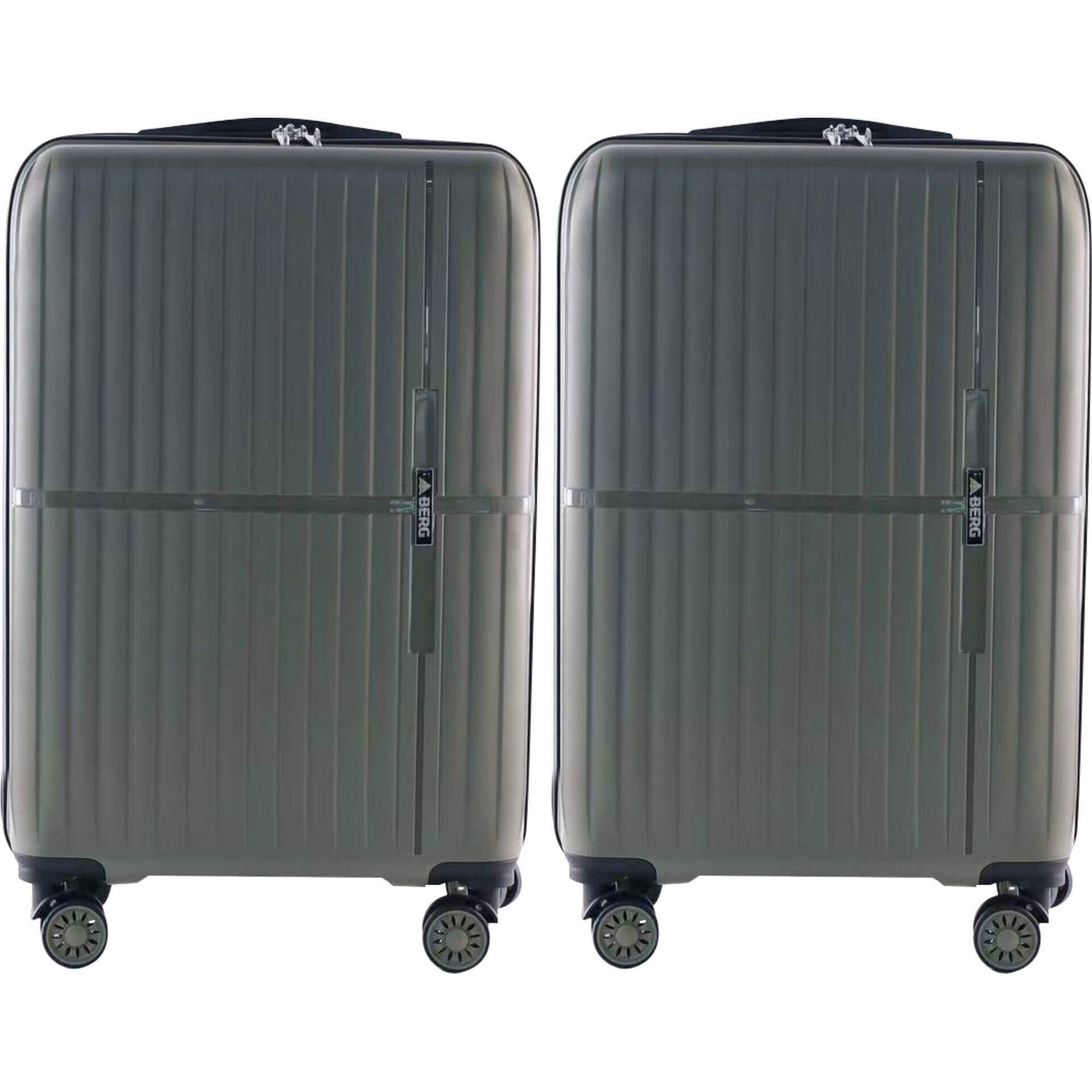 Conjunto 2 Malas Viagem Cabine Verde Passport Berg