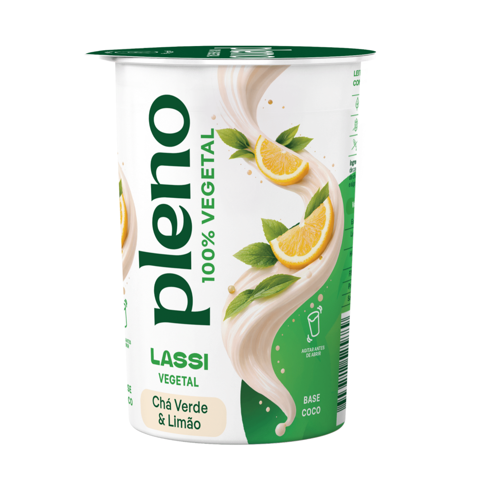 Vegegurte Base de Coco Ch&aacute; Verde e Lim&atilde;o Pleno
