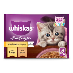 Comida Húmida para Gato Júnior Whiskas Pure Delight Comida Húmida para Gato Júnior Whiskas Pure Delight