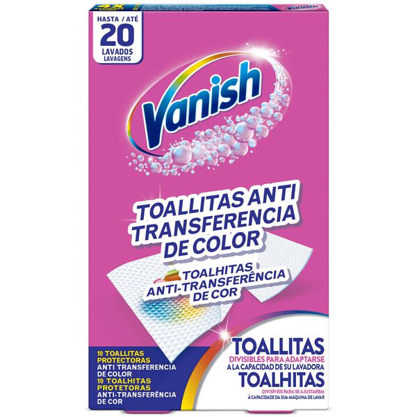 Toalhitas Proteção Cores Vanish