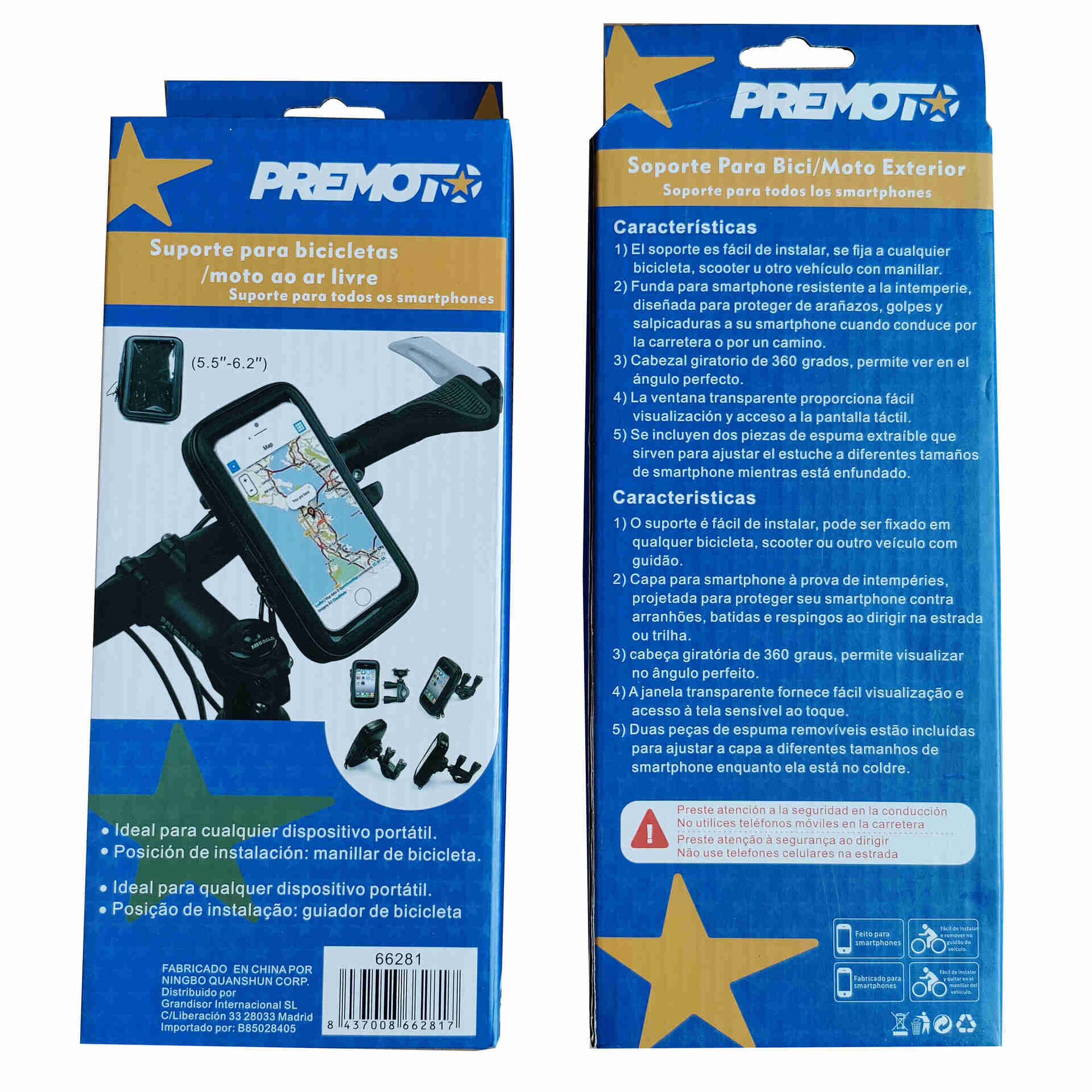 Suporte Smartphone Capa