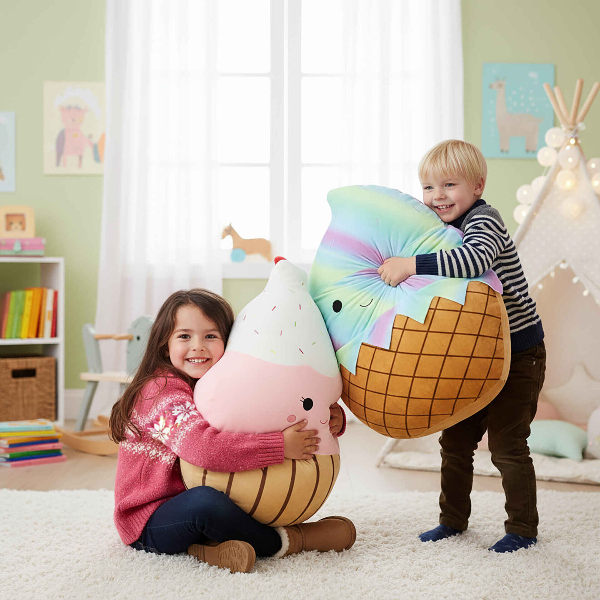 Peluche Squishanimals Gelado 74cm