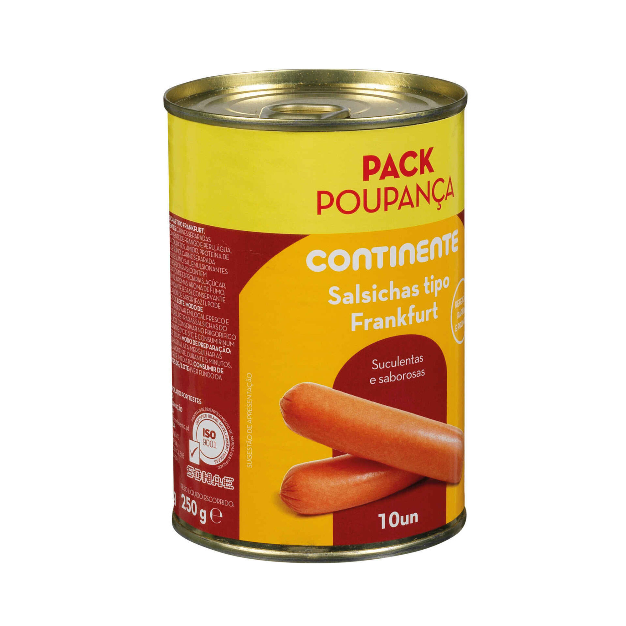 Salsichas Frankfurt Lata 10 un