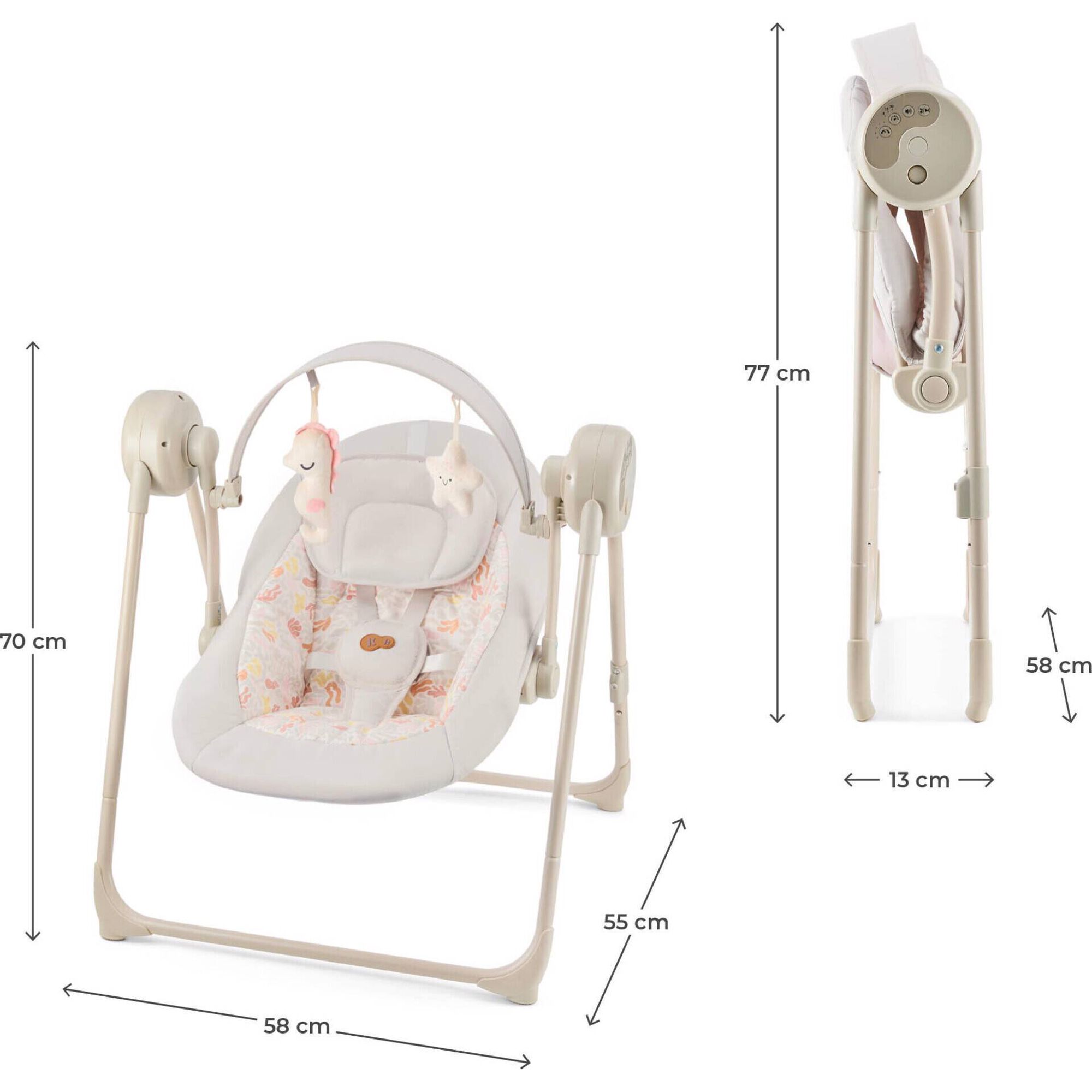 Cadeira de Repouso Swingee Bege Kinderkraft