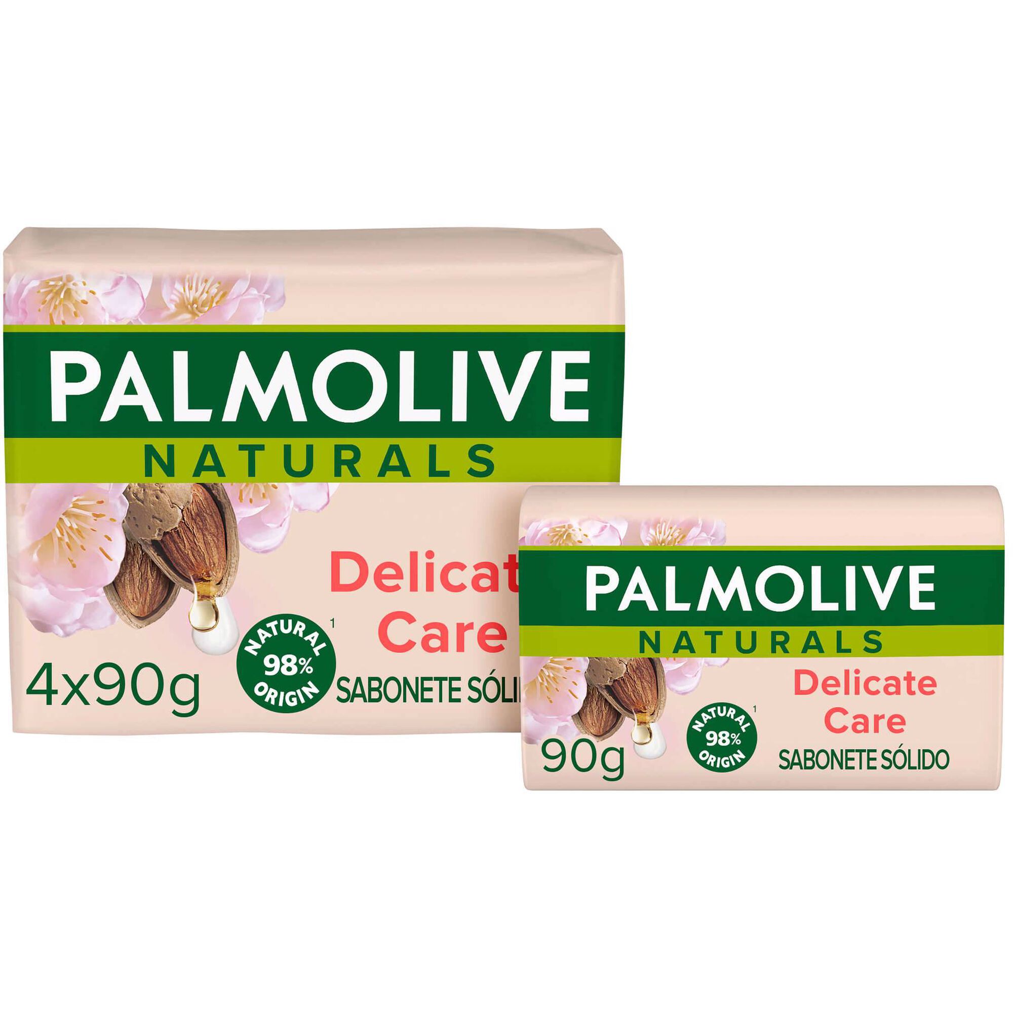 Sabonete Sólido Naturals Amêndoas Delicate Care Sabonete Sólido Naturals Amêndoas Delicate Care
