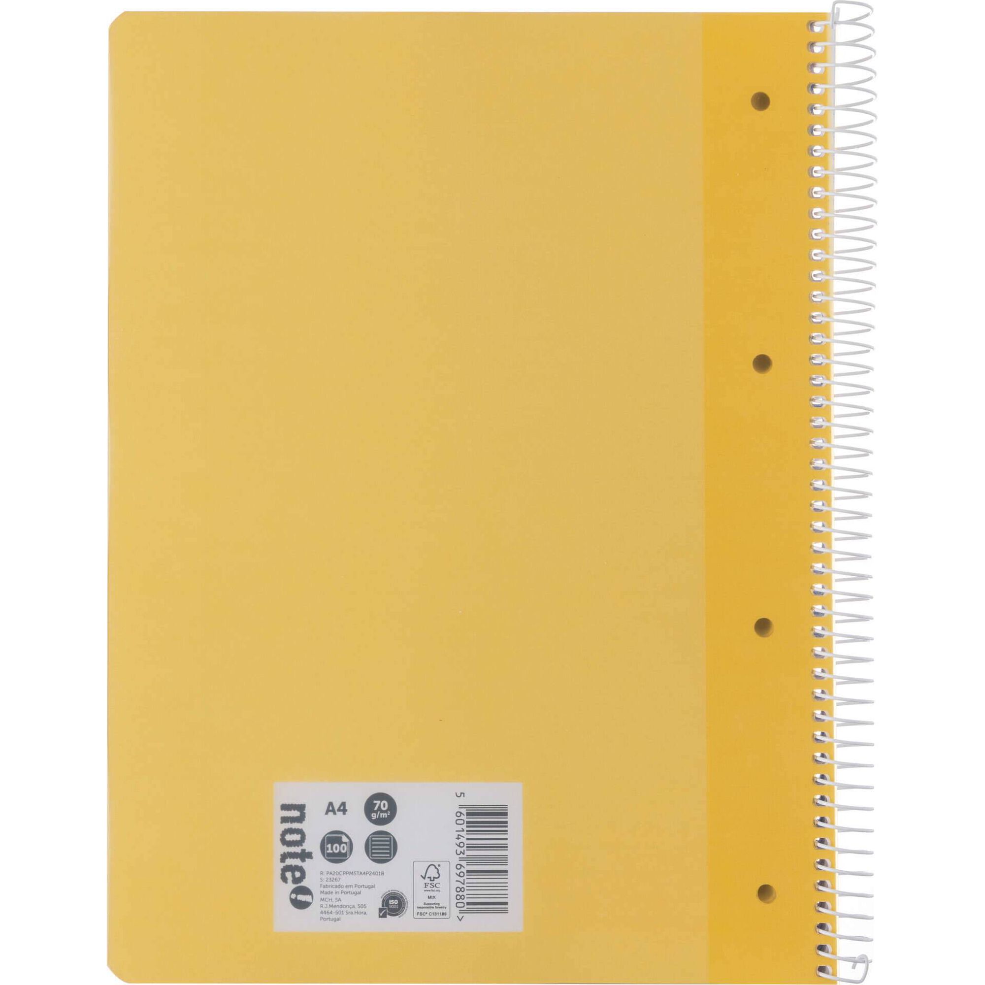 Caderno Espiral A4 Pautado