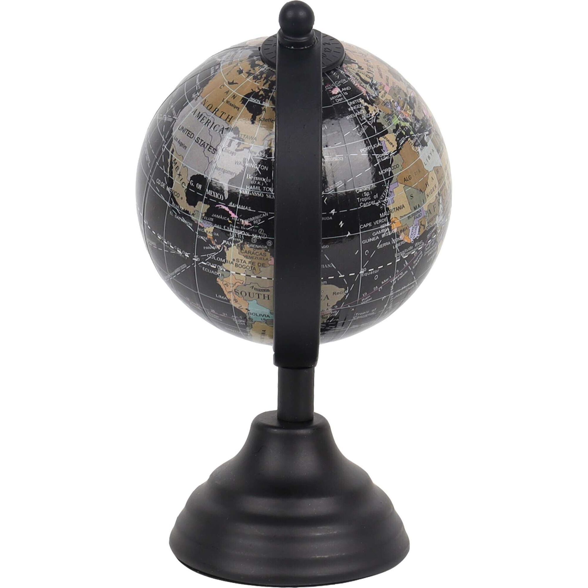 Globo 14,5cm Preto Kasa