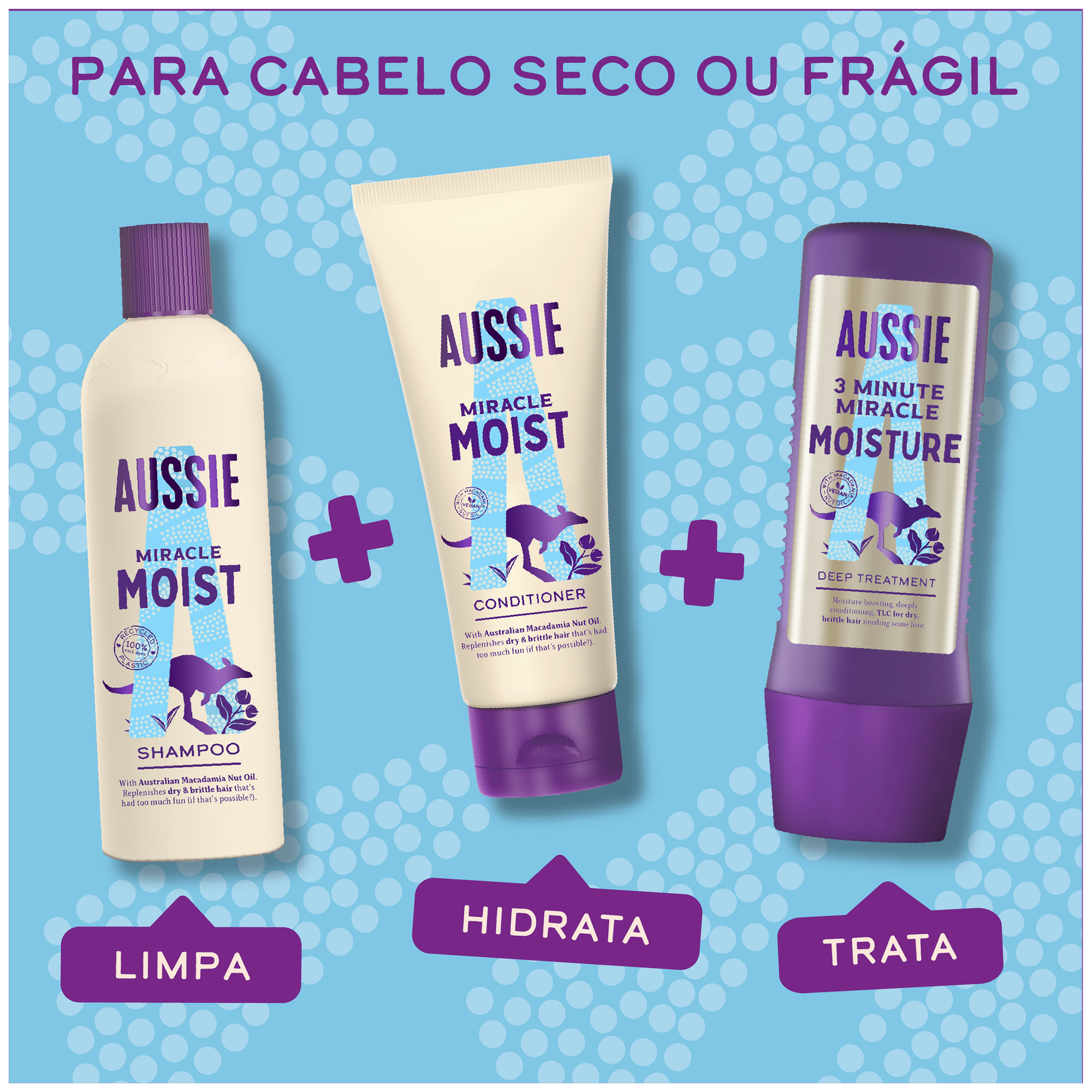 Máscara Cabelo 3 Minute Miracle Moisture Máscara Cabelo 3 Minute Miracle Moisture