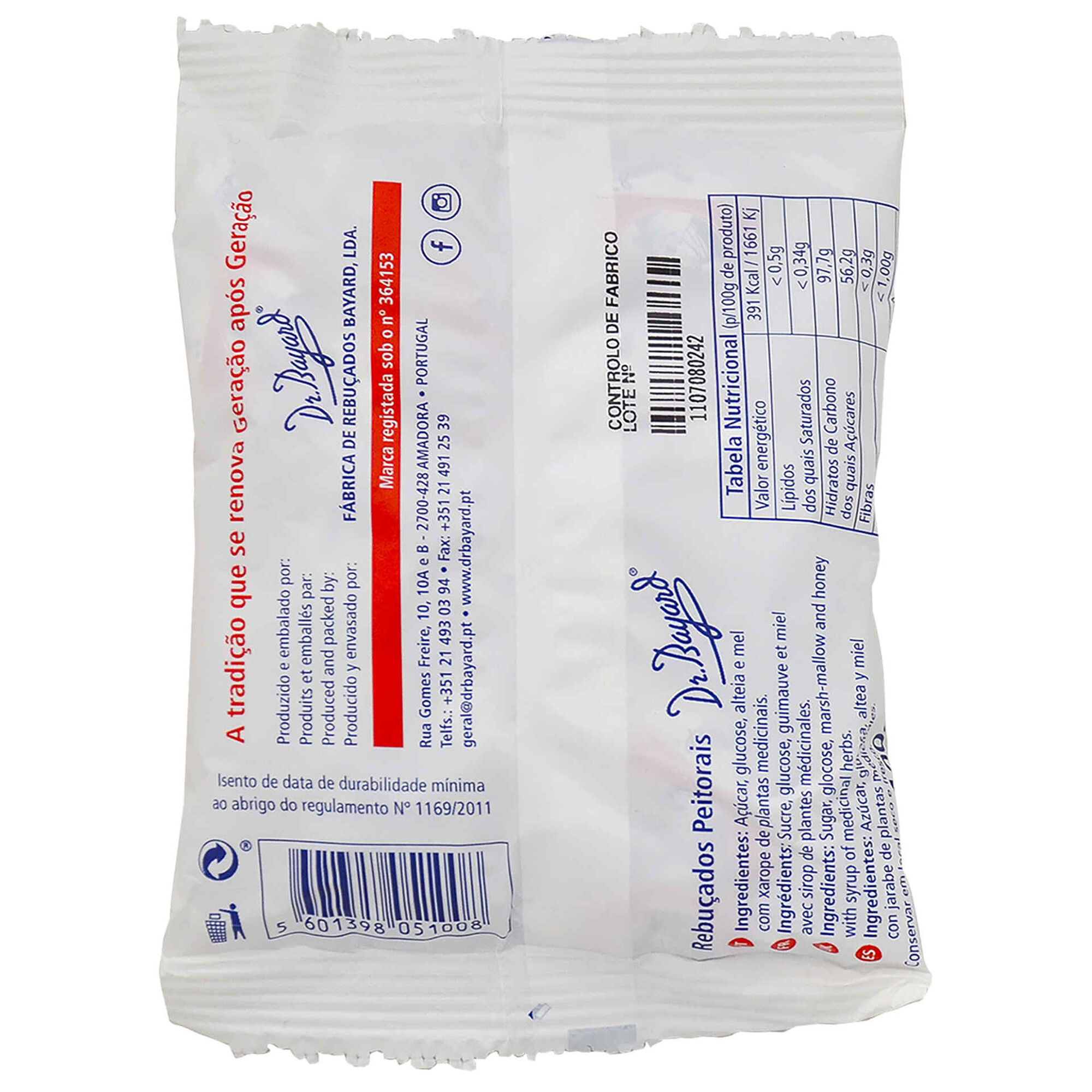 Rebuçados Peitorais