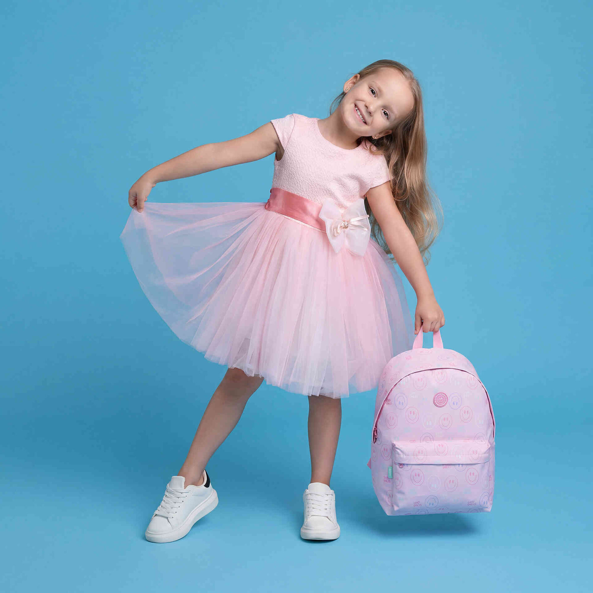Mochila Rosa Smile Note!