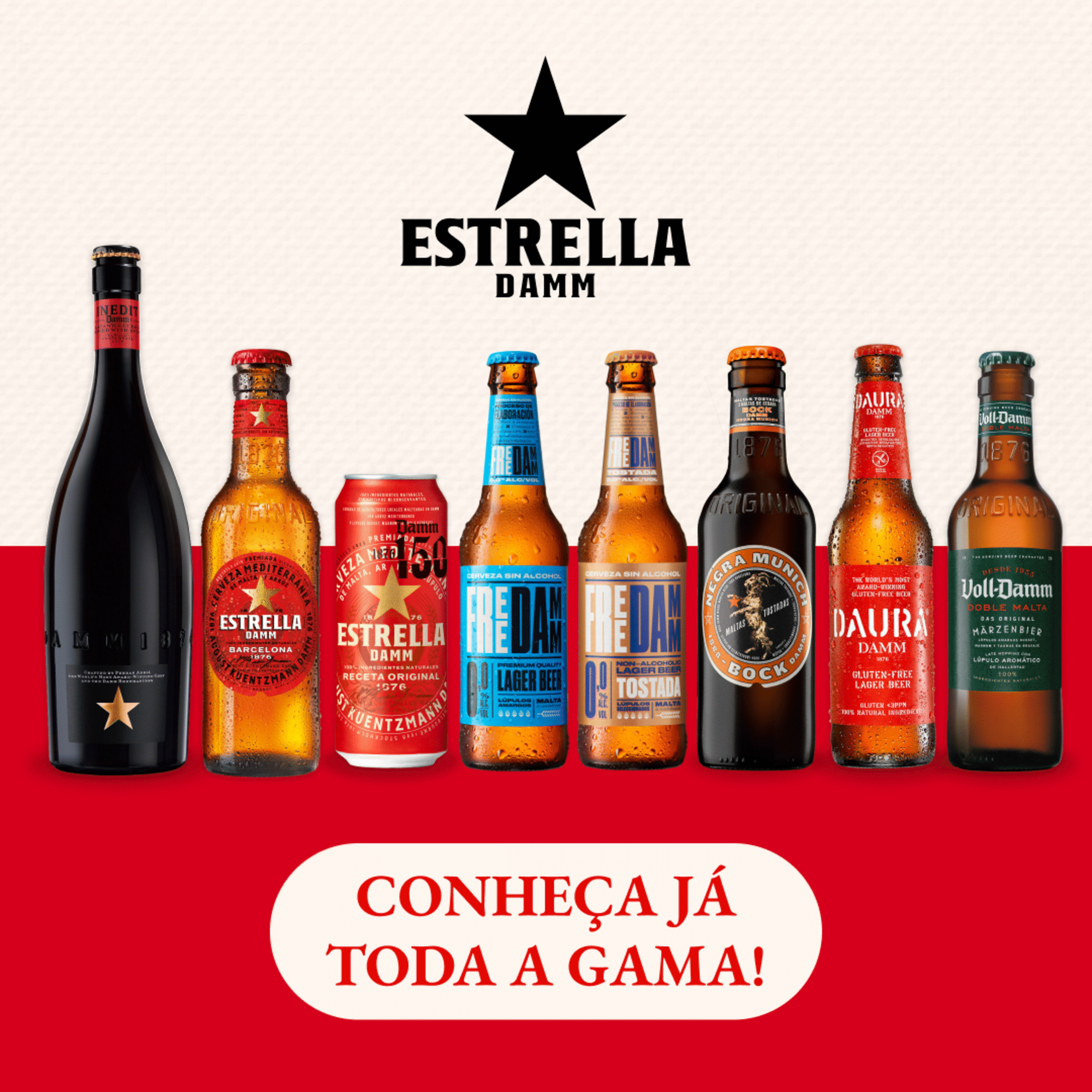 Cerveja com &Aacute;lcool Estrella Damm