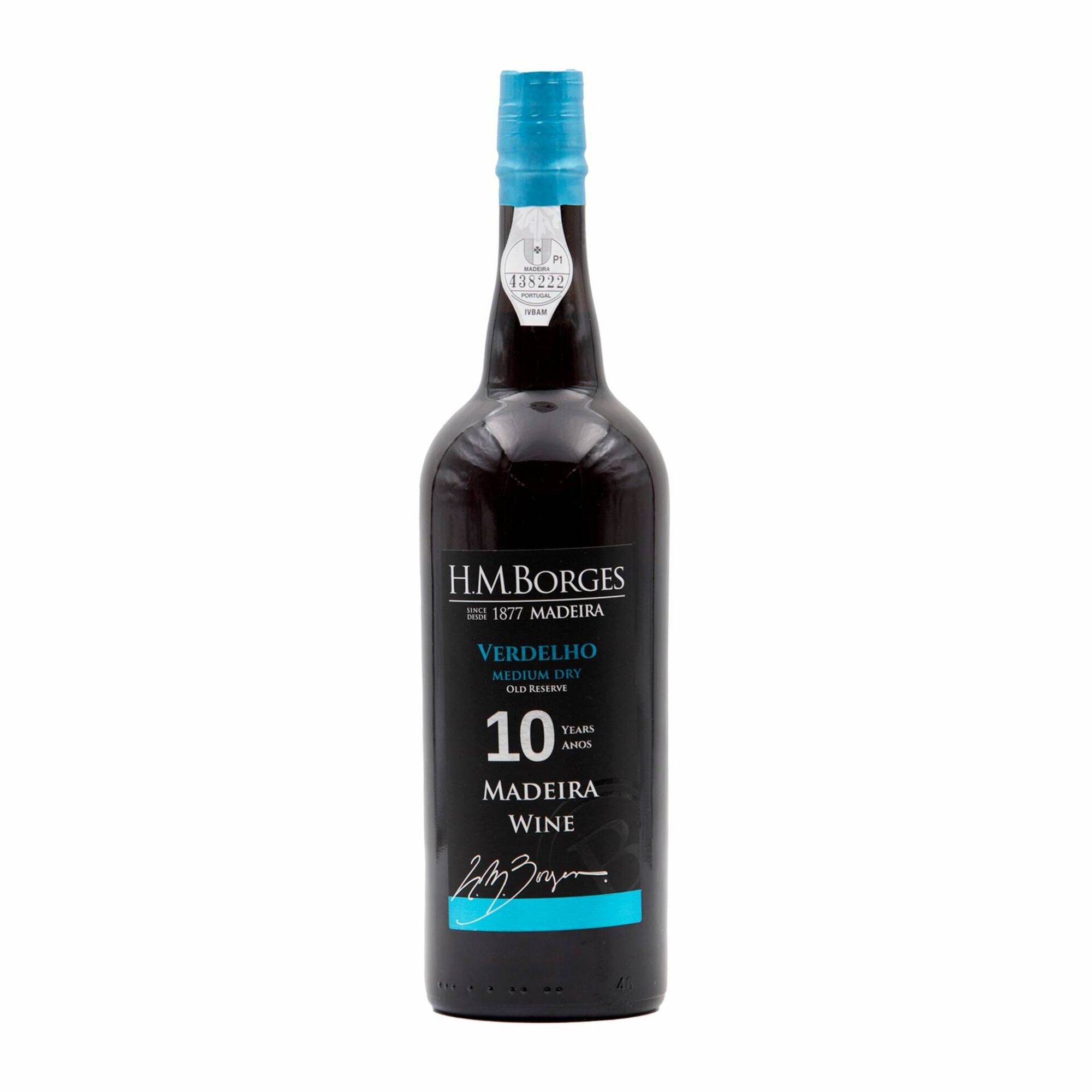 H. M. Borges Verdelho 10 Anos Vinho da Madeira Meio Seco