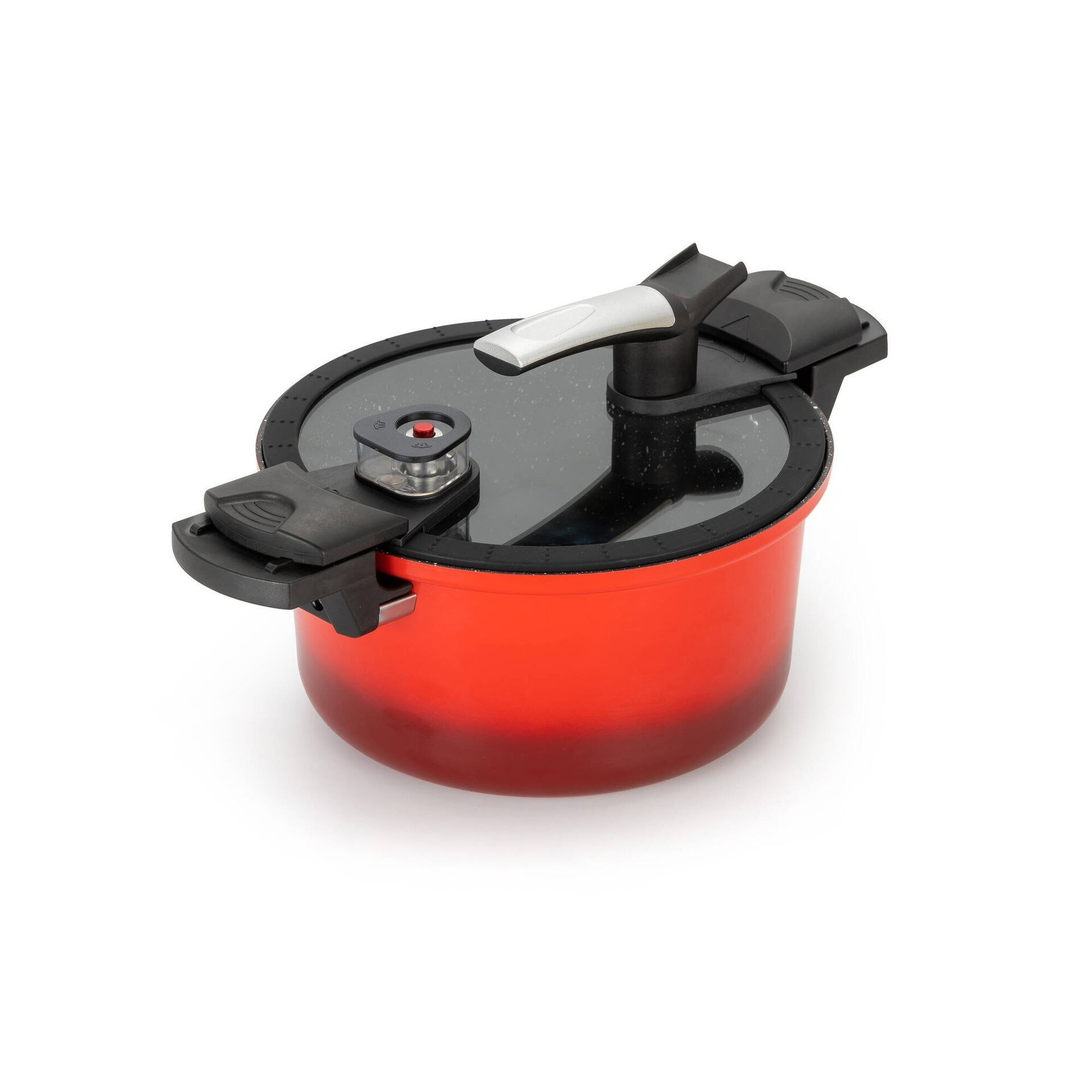 Panela Baixa Pressão 5L Vermelha